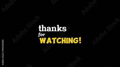 thanks for watching background with text