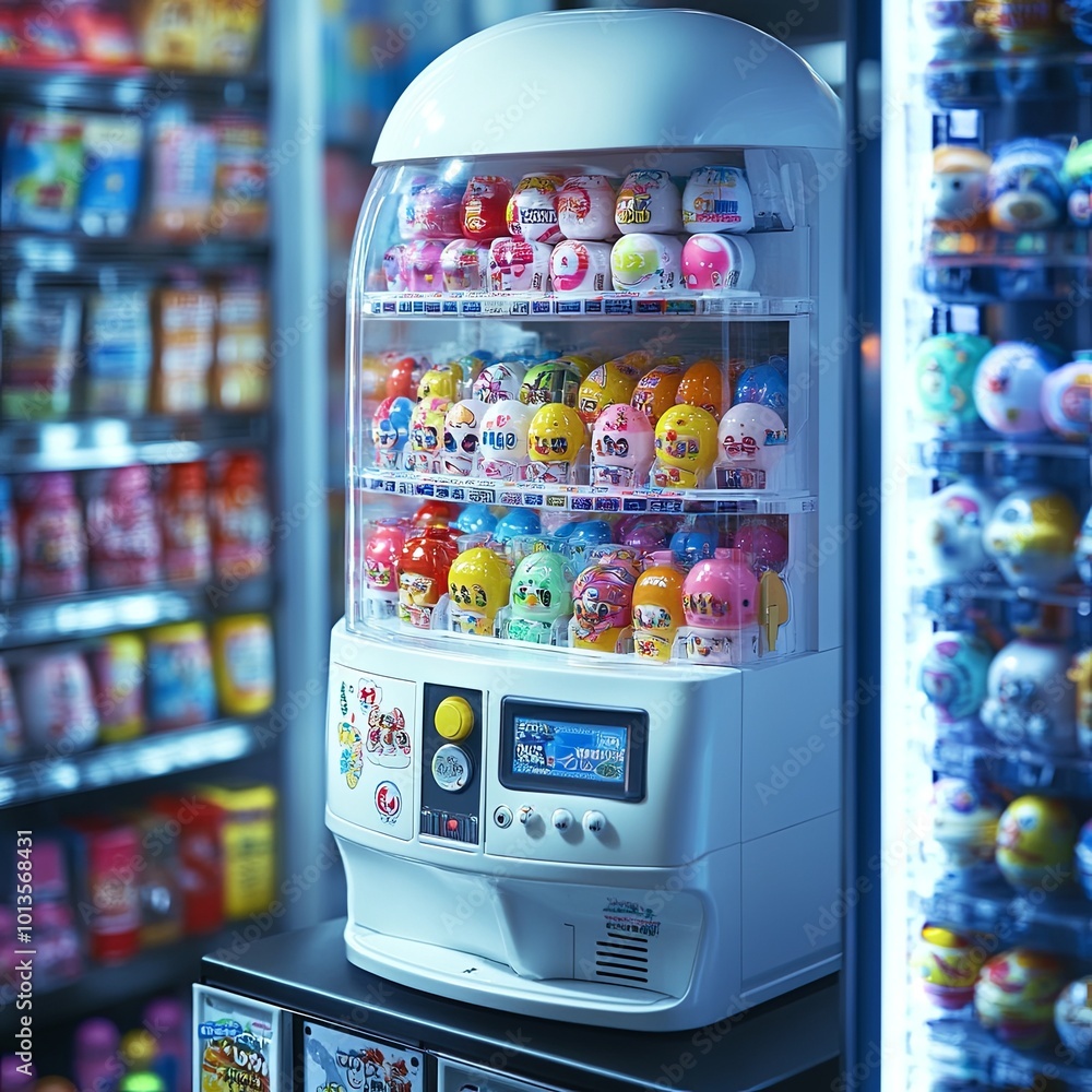 Gachapon machine in Shop Bandai official store capsule toy business Japanese hobby Gachapon machine in Shop Bandai official store capsule toy business Japanese hobby