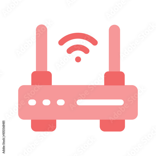 A WiFi router, representing wireless connectivity or internet services