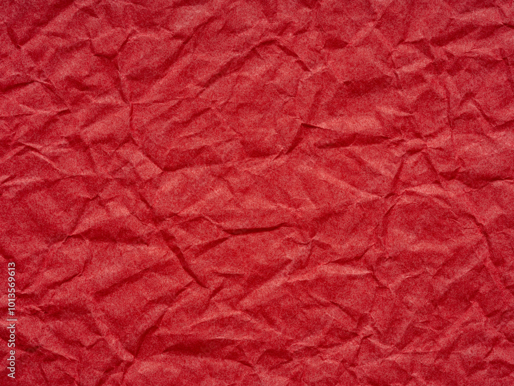 Scarlet folds craft a topography of emotion, mapping a journey of intensity across a paper canvas Scarlet folds craft a topography of emotion, mapping a journey of intensity across a paper canvas