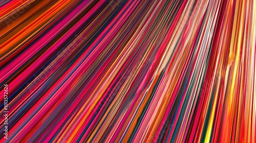 Abstract Diagonal Striped Pattern in Warm Colors