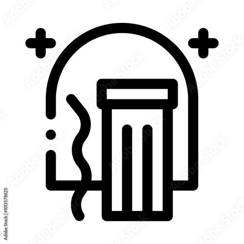 Hair Extensions line icon