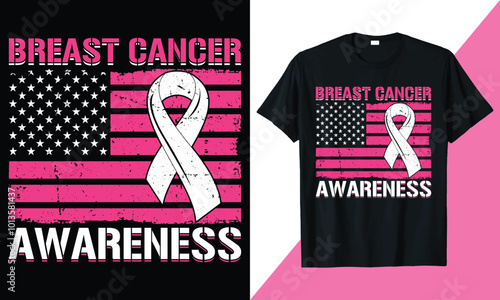 Breast Cancer Awareness Graphic T-shirt Design, Cancer Awareness Tee Shirt