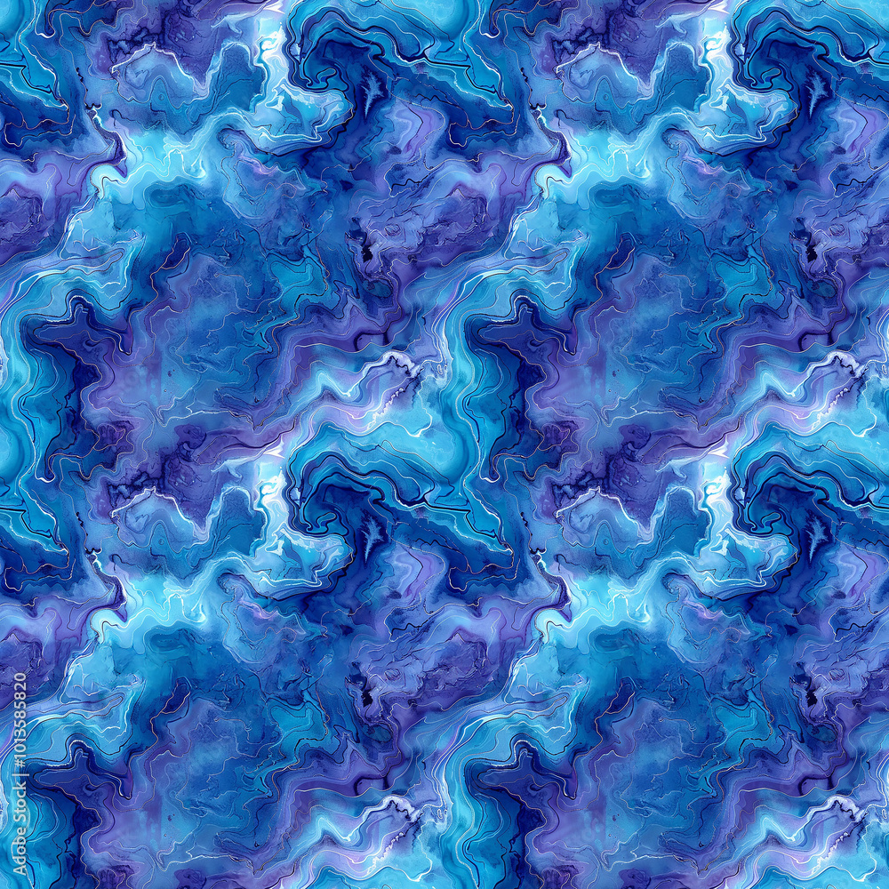 Vibrant blue and purple abstract fluid art with swirling patterns and dynamic textures Vibrant blue and purple abstract fluid art with swirling patterns and dynamic textures