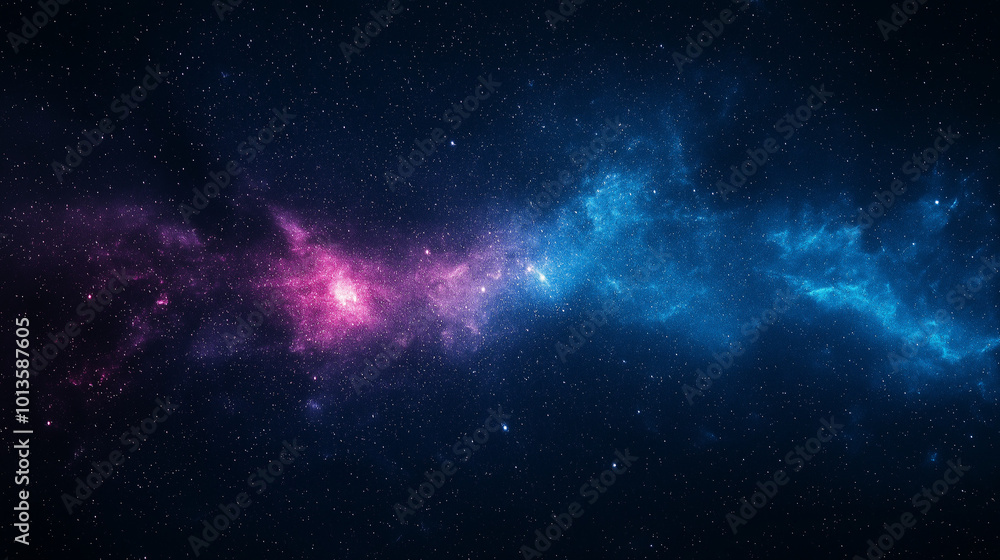 Space scene with stars in the galaxy. Panorama. Universe filled with stars, nebula and galaxy. Space scene with stars in the galaxy. Panorama. Universe filled with stars, nebula and galaxy.