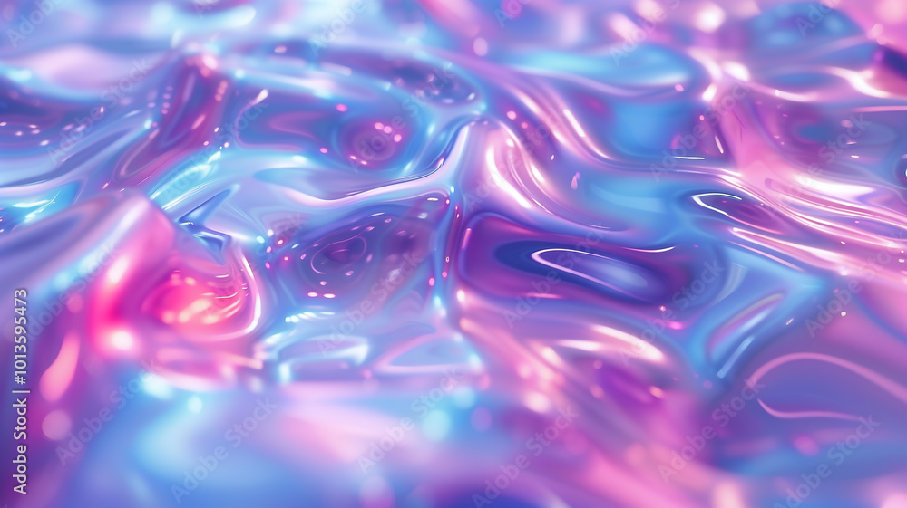 Abstract Iridescent Glassmorphism Pink and Blue Background Abstract Iridescent Glassmorphism Pink and Blue Background
