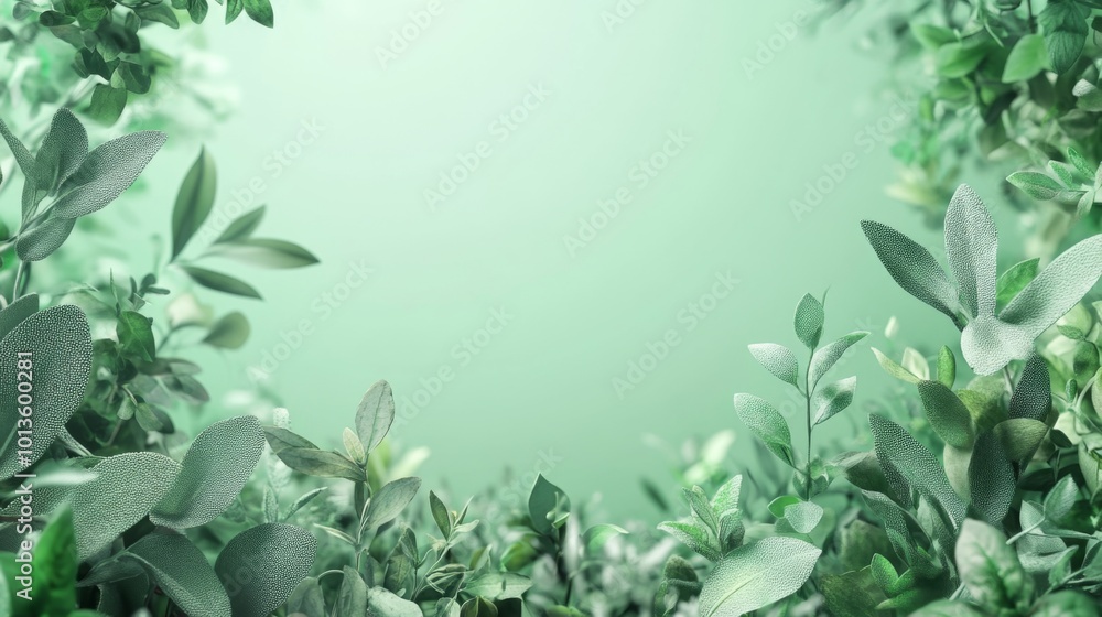 custom made wallpaper toronto digitalFreshly Harvested Organic Herbs with Simple Layout
