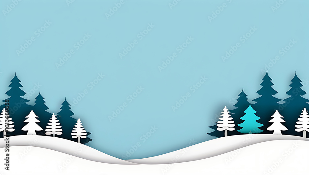Fototapeta premium winter background free space perfect adding text images