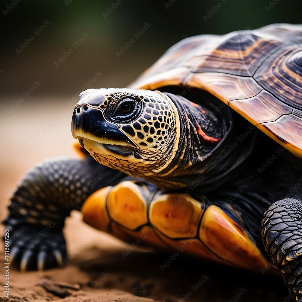 Obraz premium Capture the serene beauty of turtles in their natural habitat with stunning, high-resolution images perfect for any nature or wildlife photography collection.