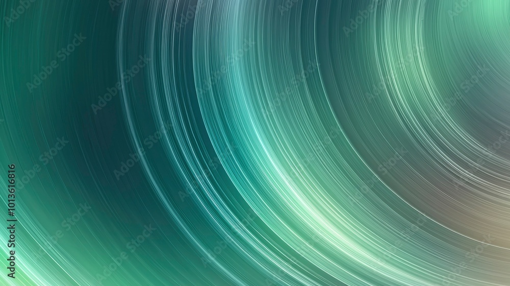Abstract Green and White Curved Lines Background Abstract Green and White Curved Lines Background
