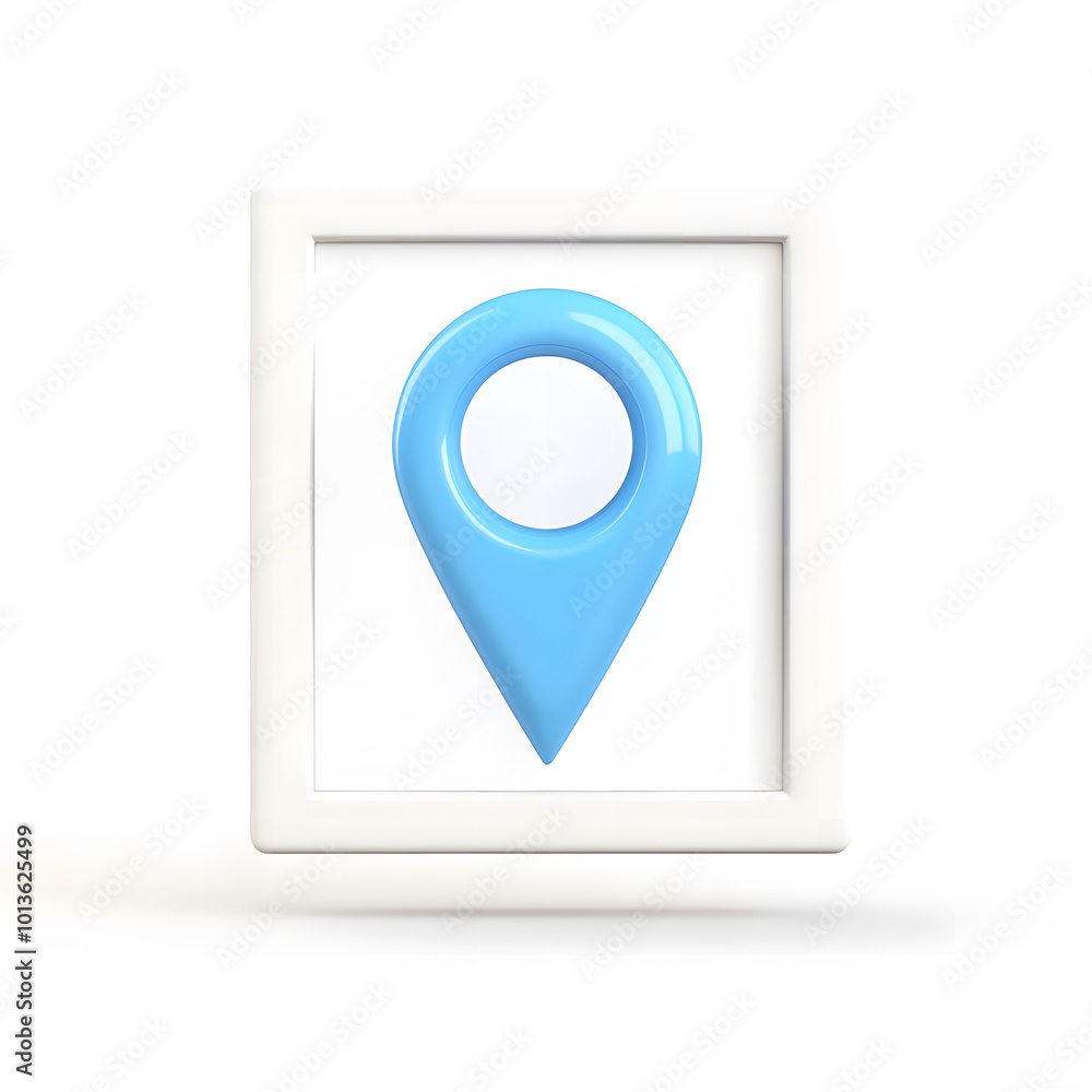 Premium Vector, Billboard mock-up on map blue color design Premium Vector, Billboard mock-up on map blue color design