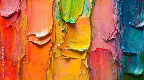 Closeup of Abstract Rough Colorful Multicolor Background photo