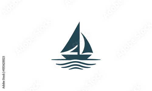 Yacht logo design vector template yacht vector illustration logo design, Sailing icon, Sea Ocean Sailing Adventure Travel Trip Transportation logo design

