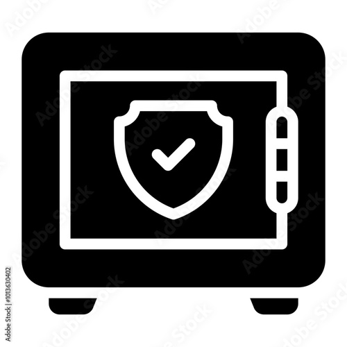 safebox glyph icon