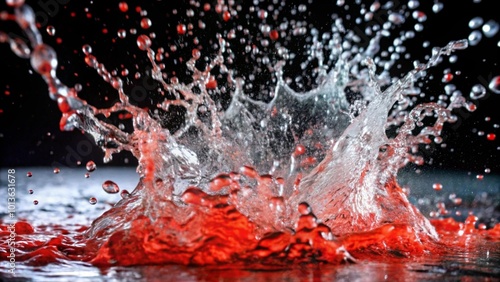 red splash photo