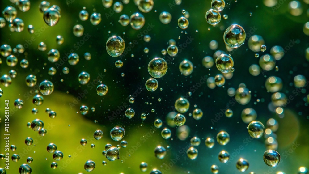 custom made wallpaper toronto digitalwater drops on green background