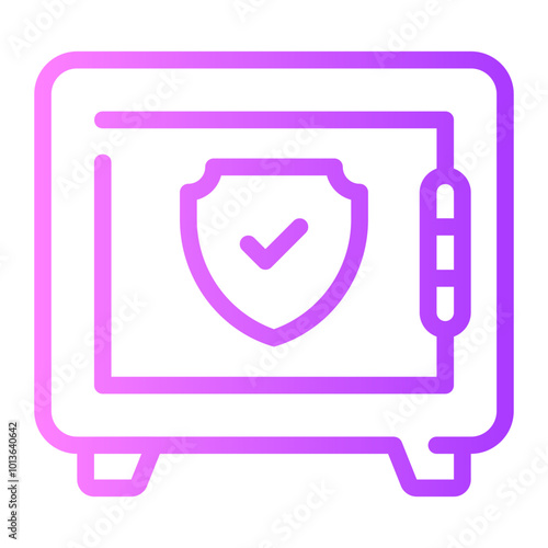 safebox gradient icon