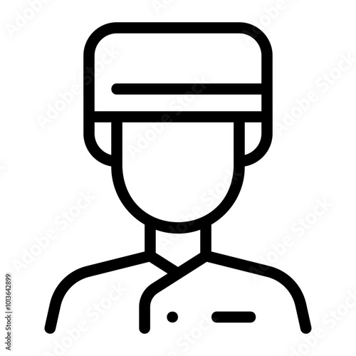 bellboy line icon