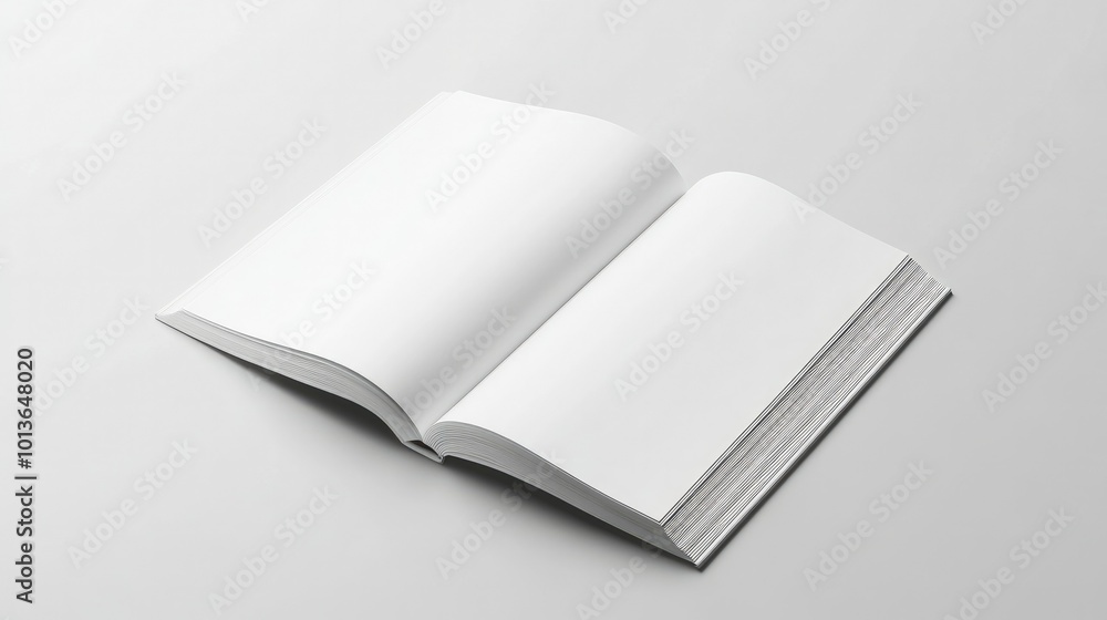 A plain white mockup of a magazine cover, perfect for editorial design presentations or publishing industry use. A plain white mockup of a magazine cover, perfect for editorial design presentations or publishing industry use.