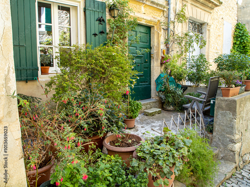 Naklejka premium Séguret little garden