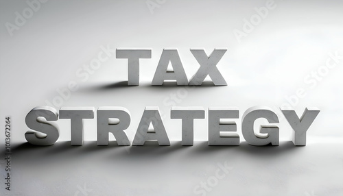 Tax Strategy word