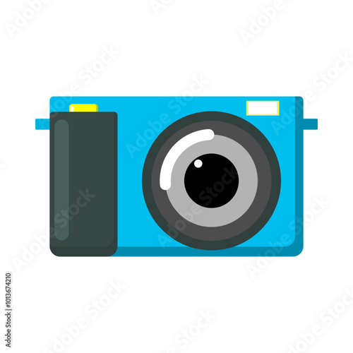 digital camera. light blue camera. DSLR cameras, mirrorless, SLR, pocket cameras, manual cameras, handycams. photo, photographer, hobby, camera lens, photo.
