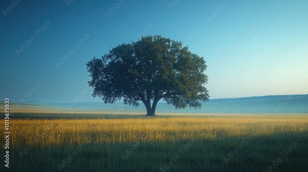 Fototapeta premium Solitary Tree in a Field
