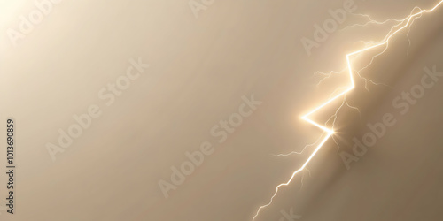 Golden Hour Lightning Strike 