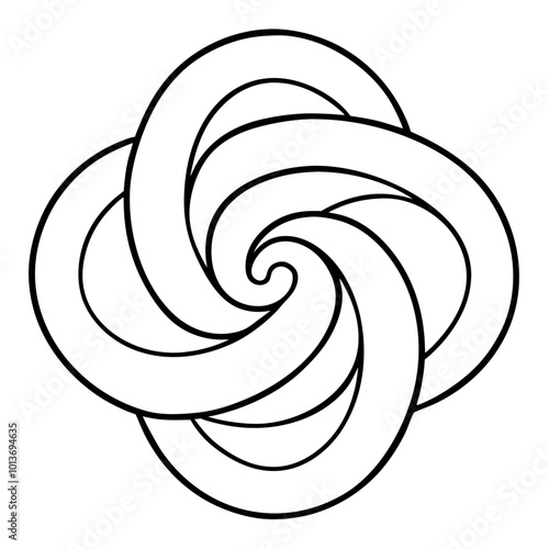 twisted doodle line art outline coloring book page line art drawing