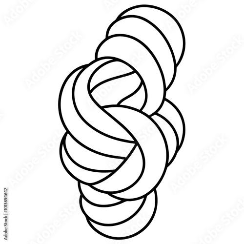 twisted doodle line art outline coloring book page line art drawing