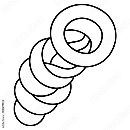 twisted doodle line art outline coloring book page line art drawing