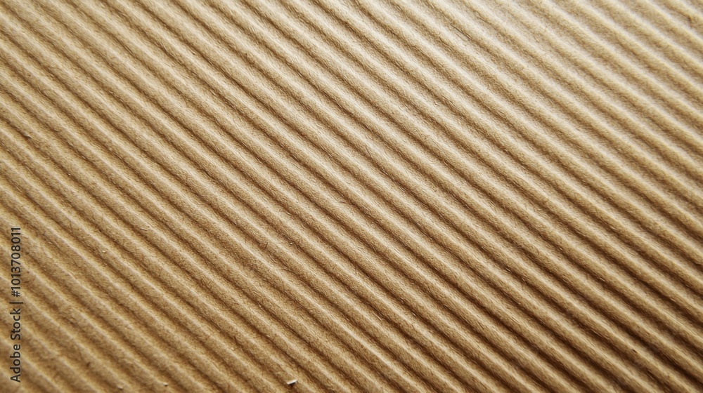 Brown corrugated cardboard sheet useful as a background. Brown corrugated cardboard sheet useful as a background.
