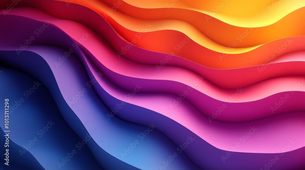 Abstract Colorful Wave Pattern Abstract Colorful Wave Pattern