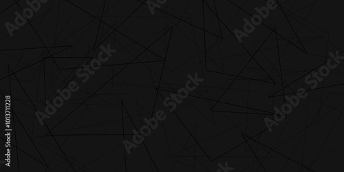 Abstract background black triangle stock line background. abstract artistic of geometric background. geometric pattern texture. The graphic design elements with isometric shape blocks. vector.