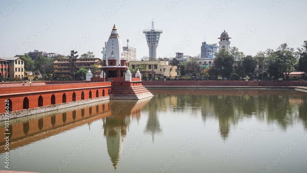 The architecture of Kathmandu in Nepal The architecture of Kathmandu in Nepal