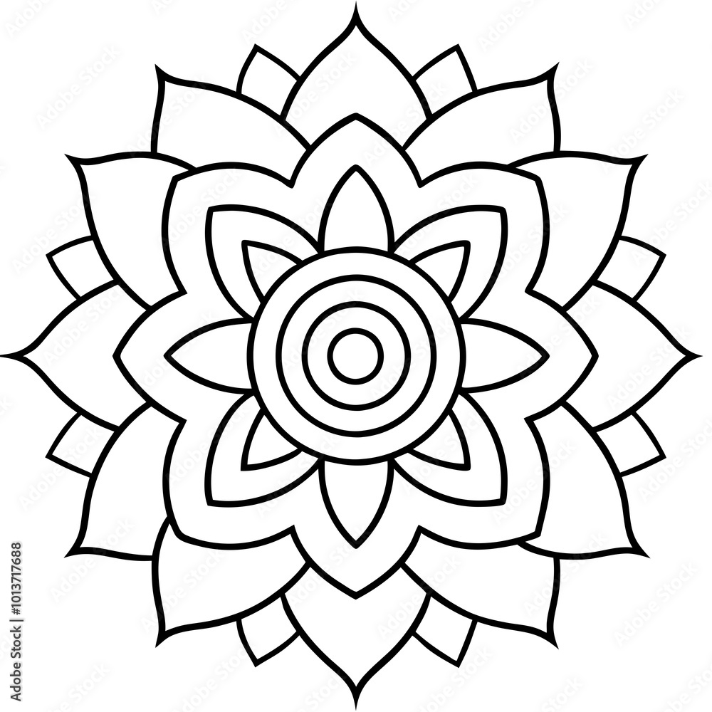 abstract flower illustration line art abstract flower illustration line art