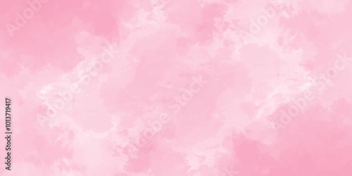 Abstract rose pink Watercolor background. bright and shinny lovely soft texture for design. Decorative soft pink paper texture. brush painted fantasy pastel pink watercolor background.