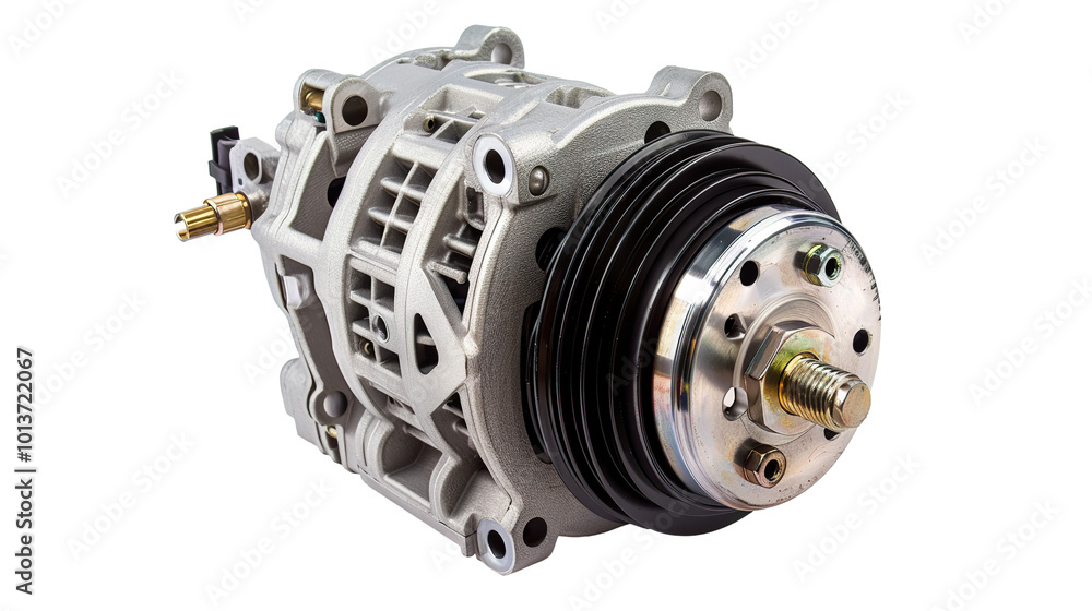Car Alternator isolated on transparent background, PNG Car Alternator isolated on transparent background, PNG