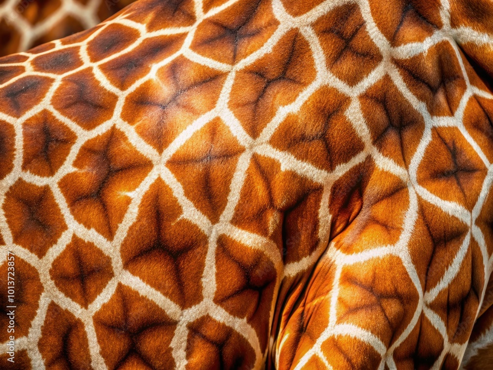 A close-up of giraffe skin highlights its unique patterns and natural colors, capturing the exquisite details of wildlife in breathtaking photography. A close-up of giraffe skin highlights its unique patterns and natural colors, capturing the exquisite details of wildlife in breathtaking photography.