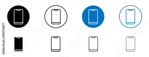 Mobile icon in vector format