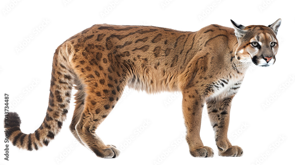 Cougar isolated on transparent background, PNG Cougar isolated on transparent background, PNG