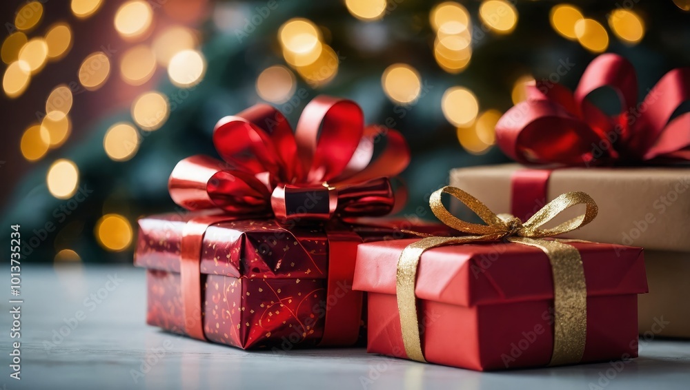 Modern red Christmas gifts Modern red Christmas gifts
