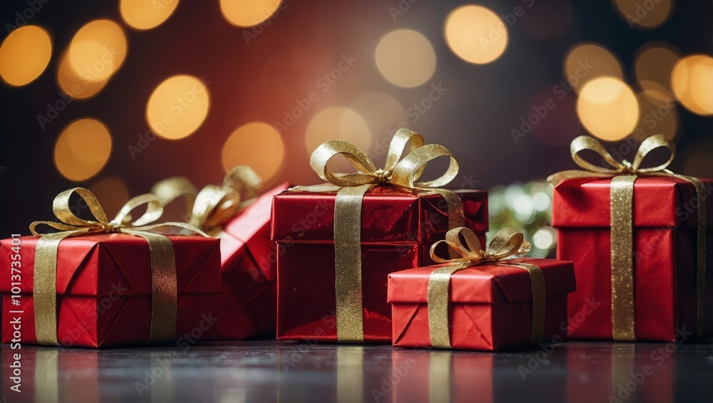 Modern red Christmas gifts Modern red Christmas gifts