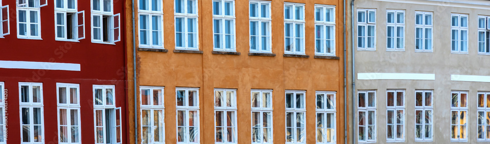 Old and expensive apartment building in the city center of Copenhagen, Denmark Old and expensive apartment building in the city center of Copenhagen, Denmark