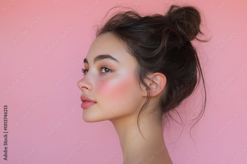 Profile Portrait with Soft Lighting Profile Portrait with Soft Lighting