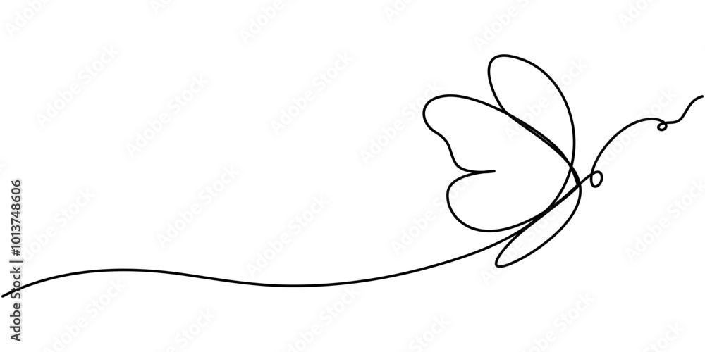 Butterfly in One continuous line drawing, Butterfly in One continuous line drawing. Beautiful flying moth for wellbeing beauty or spa salon logo and divider concept in simple linear style. Editable Butterfly in One continuous line drawing, Butterfly in One continuous line drawing. Beautiful flying moth for wellbeing beauty or spa salon logo and divider concept in simple linear style. Editable