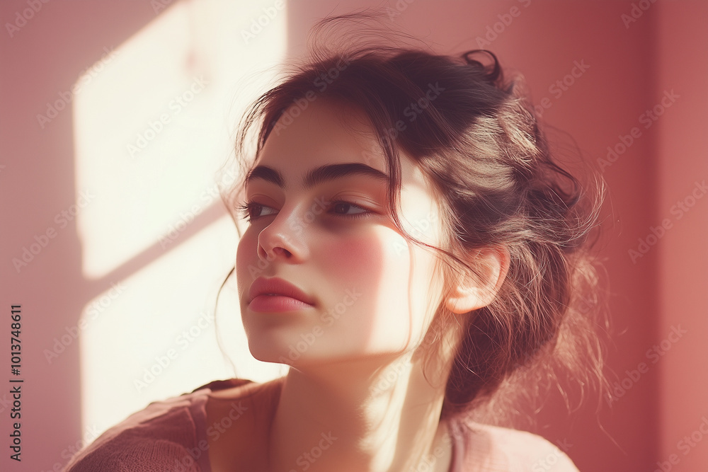 Serene Portrait with Natural Light Serene Portrait with Natural Light