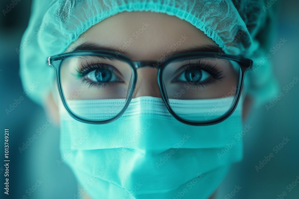 Focused Medical Professional Portrait Focused Medical Professional Portrait