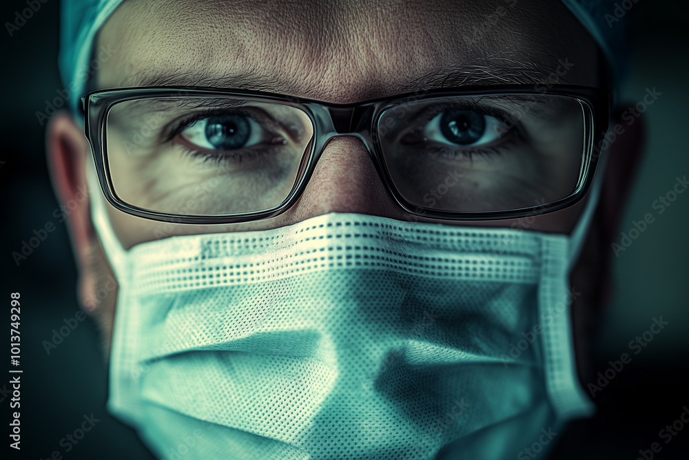 Focused Medical Professional Portrait Focused Medical Professional Portrait