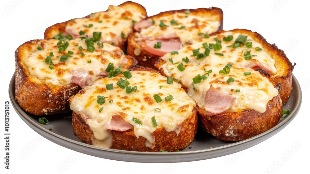 Delicious Cheesy Bread with Ham and Herbs Delicious Cheesy Bread with Ham and Herbs